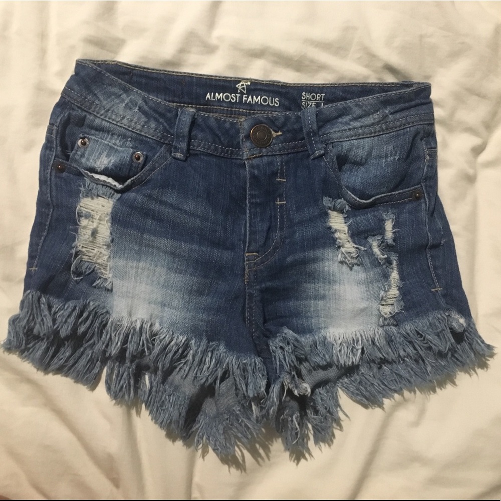 Denim shorts size 1